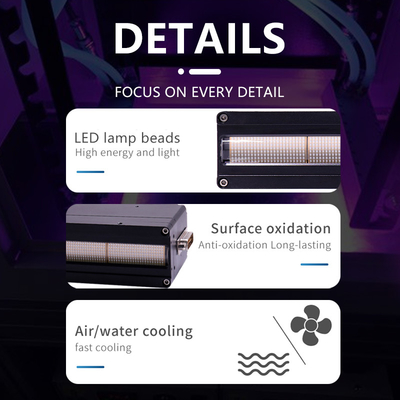 LED ULTRAVIOLETA adaptable que cura el sistema para la máquina de etiqueta de Flexo