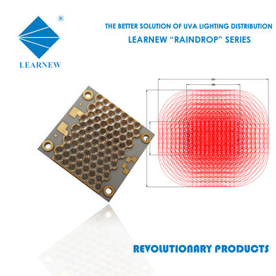 Lente de cristal ULTRAVIOLETA de alta densidad de 200W 395nm LED Chips With Quartz