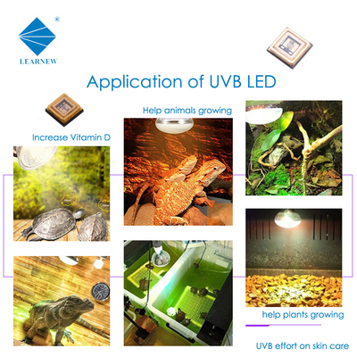 Chip LED 3W 3535 UVB fotosensibles 320nm 315nm 306nm 340nm para curado y recubrimiento