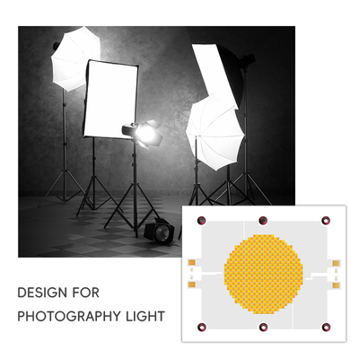 Chip LED COB de alta potencia 1200W Bi color 2800k 6500k Chip LED COB para lámpara fotográfica