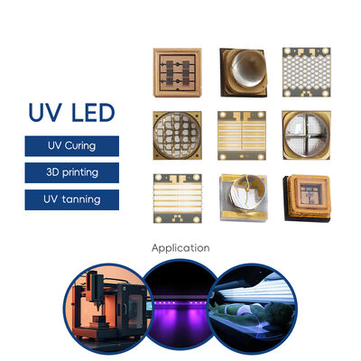 Chip LED UVB industrial 3.5*3.5MM diodo UV con 2 años de garantía y 10000 horas de trabajo