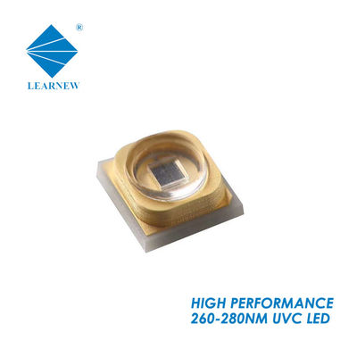 Microprocesador UVC óptico 255nm 285nm SMD 3535 6V del poder 80-120mw LED