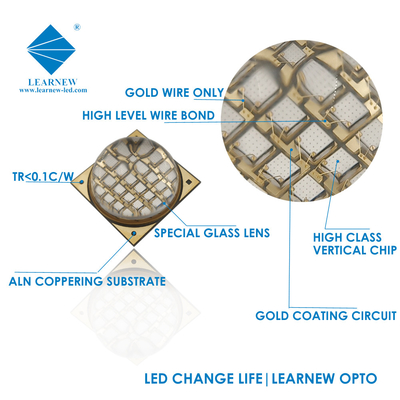 1616 UVA LED Chips de alta eficiencia 100w 48-54v 365nm 385nm 395nm 60-90deg Para impresora 3D