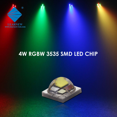 4W de alta potencia SMD3535 RGBW 350mA 620-630nm 520-530nm 460-470nm 3000K con luces de escenario