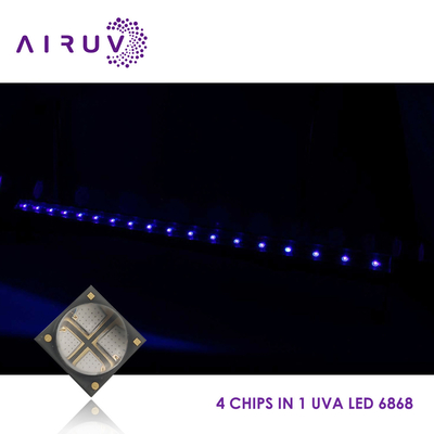 10W 365nm 385nm 395nm 6-7V Uva 3W llevó el curado ULTRAVIOLETA de Chips For