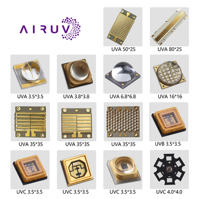 3D impresora 3535 3838 6868 microprocesador ULTRAVIOLETA 365nm 385nm de UVA 10W 50W 100W 200W 300W LED