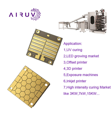 MICROPROCESADOR ULTRAVIOLETA 300w 365nm 385nm 395nm de 34-38v UVA LED LED