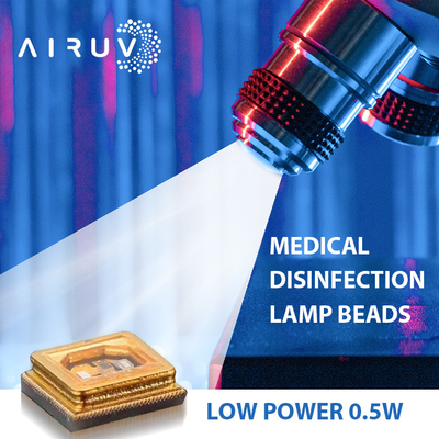 Longitud de onda estrecha 265nm 285nm LED UVC Chip Low Thermal Resistance