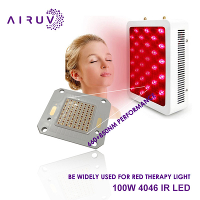 Fábrica de Shenzhen 3535 4046 tamaño 100w 660nm 150w HIGH POWER IR LED COB Chip para protección de la piel Realidad virtual