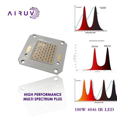 Fábrica de Shenzhen 3535 4046 tamaño 100w 660nm 150w HIGH POWER IR LED COB Chip para protección de la piel Realidad virtual
