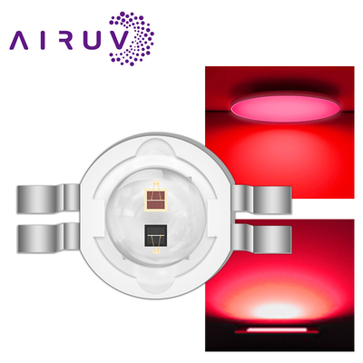 Emitente LED infrarrojo 2w*2 Chip Ir Led 650-660nm de alta potencia R8.0mm Diodo LED infrarrojo