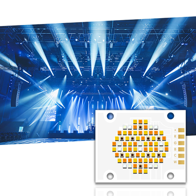 180W CRI 95 COB RGBCW 24V-26V Chip LED de 5 colores para luz de escenario LED