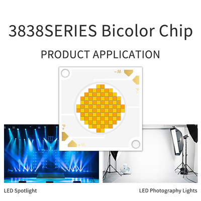 200W 200W COB LED Chip CRI95 Bicolor COB LEDs con oscurecimiento doble CCT 2700K 6500K