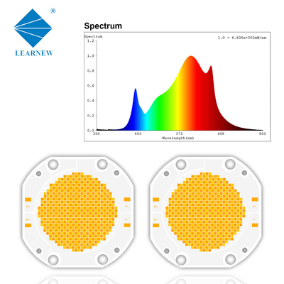 Chip LED Cob Dimmable de doble color 7575 600w + 600w de alta potencia 54v 60v Cri alto> 95