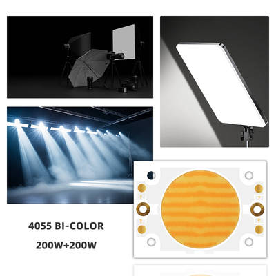 Personalizado 200w 4055 Dual Color Cob Led con 200W 200W de potencia y blanco 2600k 6500k