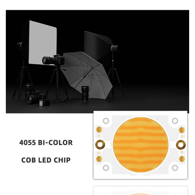 200w 200w Dual Color Cob Led Chip 4055 para la luz fotográfica de alta potencia apagable