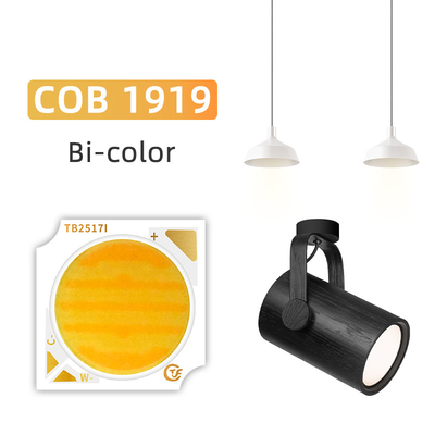 18W 25W Chip LED COB de doble color 2800k 6500k 1919 LED COB lámpara de fotografía ajustable