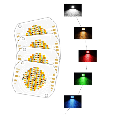 Chip LED RGBWC COB de 350 W LM/W 90 para fuente de luz fotográfica