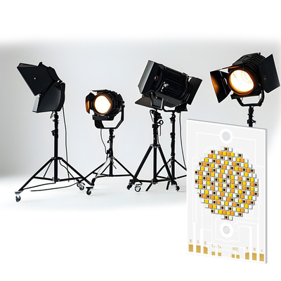3856 SIZE Iluminación de cine Iluminación de escenario 300W COB Chip CRI95 500W 2700K 6500K RGBCW RGBWW CCT dimmable COB LED Fábrica OEM ODM