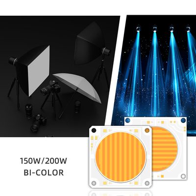 5454 Bicolor 2700k 6500k Cct Alta potencia 1500w 200w Cob Led Chip Module para lámpara de fotografía