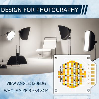Cinco en uno Full Color Cob Led 250W~350W 3538 2700K 6500K RGBCW Led chip cob 24-26V