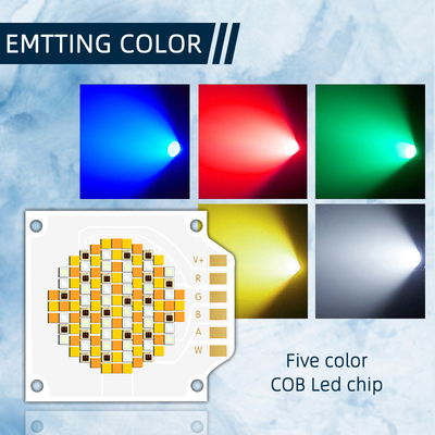 Cinco en uno Full Color Cob Led 250W~350W 3538 2700K 6500K RGBCW Led chip cob 24-26V