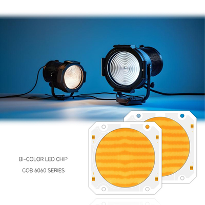 Bi Color LED Chip 6060 300W*2 100-120Lm/W CCT doble 2700K 6500K para la luz de vídeo