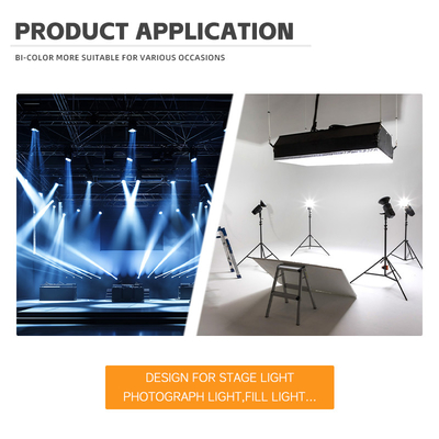 Alta potencia Bi Color 300W 6060 Flip Chip Cob Custom Led Chip para la luz comercial Led Luz de escenario