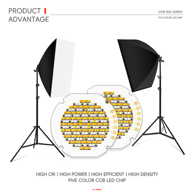R50 SERIES de alta potencia de cinco colores COB LED Chip 300W/700W Caliente Blanco Rojo Verde Azul RGB UV IR luz de crecimiento de inundación