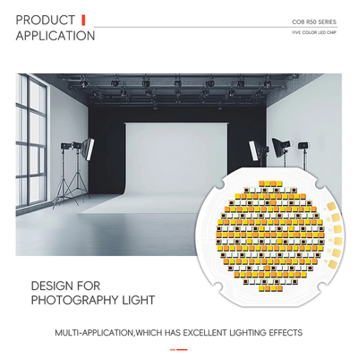 Chip de cerámica SMD Led R50 personalizado 2700K 6500K 300W-70W Ángulo especial 30 60 90 120 grados IF 1-4A VF 42-46V