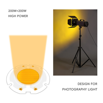 Chip de luz bicolor de alta potencia 200W 6060 para fotografía