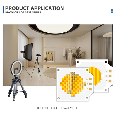350w 200+200w Luz fotográfica Chip LED, CRI96 COB LED CHIP 2700-6500K 4000K para las luces de escenario