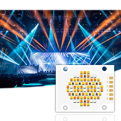 4050 RGBCW COB LED 180W Chips 2700K+6500K 5 colores para las luces de fotografía