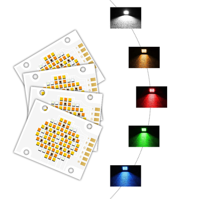 RGBWC Cinco colores 180W Alto CRI 95 LED Chip COB 40X50MM Chip LED para luces de escenario / flash / luces de fotografía