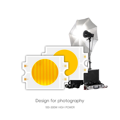 Iluminación de película bicolor Ultrabrillo Ra95 Caliente + Frío Blanco CRI>95Ra Chip LED COB de doble color 300W + 300W