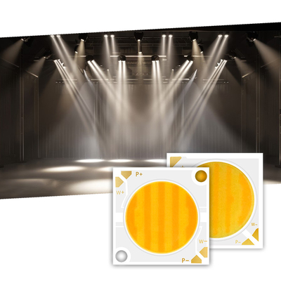 2424 Bicolor COB LED CCT 2700k a 6500k Alto CRI95 COB LED Chip Reflector Forma R21mm 40W+40W 100-110lm/w 1.1A 36-38V Luces COB