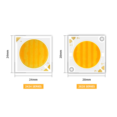 Chip LED COB 2800k / 6500k CCT High CRI RA95 Chips LED COB R21mm 40W+40W 100-110lm/w 1.1A 36-38V para luces de escenario
