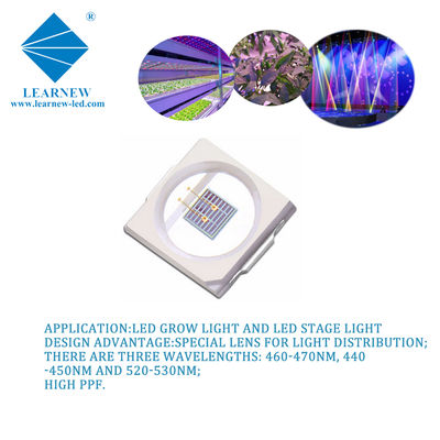 Chip LED de crecimiento azul 1W SMD 3030 440-470nm 300mA 3.0-3.4V