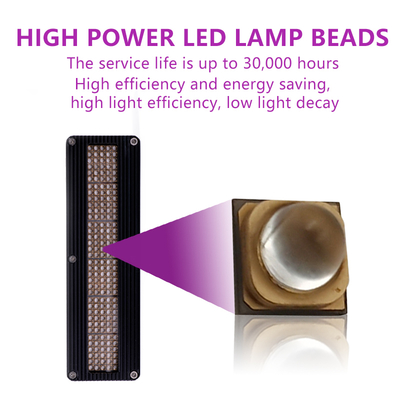 3W UVA LED Chip 365nm longitud de onda 3.8x3.8mm tamaño