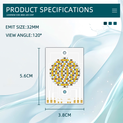 300W 500W COB LED Chip 110LM/W RGBCW para luces de fotografía