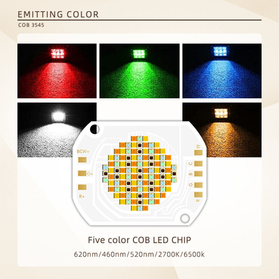 Chip LED 3545 de 350W RGBCW 45-48V COB de alto brillo
