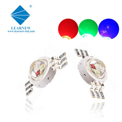 Epistar Epiled 3W High Power RGB LED Diode with 50000 Hours Life Span 350-700mA Current and R=620-630nm G=520-530nm B=460-470nm Wavelength