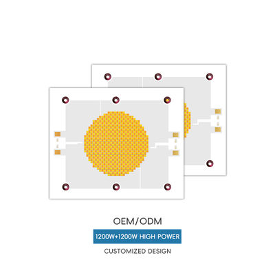 Chip LED COB de alta eficiencia con 10000 horas de trabajo, ángulo de visión de 120° y material Algainp para luces de escenario y fotografía