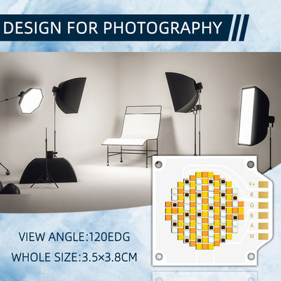 Chip LED COB RGBWW 3538 de alta calidad con 2 años de garantía, voltaje de entrada de 24-26 V y 10000 horas de trabajo para luz de escenario LED