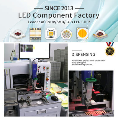 Chip LED COB RGBWW 5 en 1 de 300W 500W 460/520/620NM para iluminación de escenarios y proyectos DIY