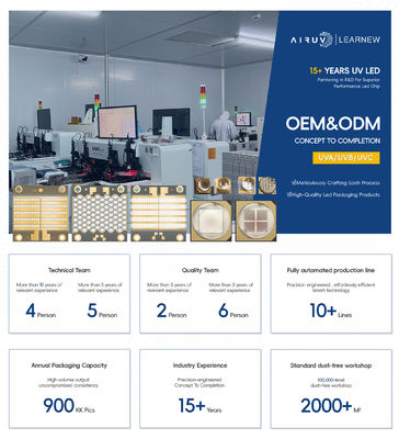 Premium  High Efficiency UVC LED Light 1W 3W 7W 10W UVC LED Chip for Air Water Purifier Washing Machine Sterilization