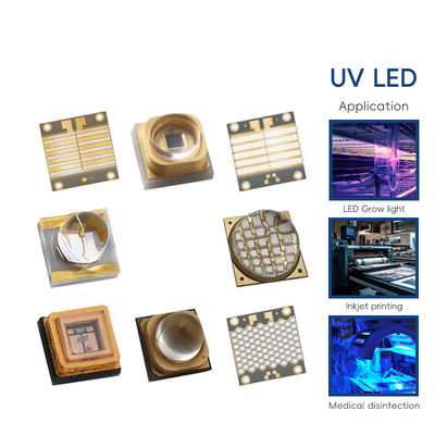 Chip LED UV profundo 250-280nm 0,5W 1W 3W 5W Opciones para equipos médicos y de laboratorio y esterilización de agua de aire