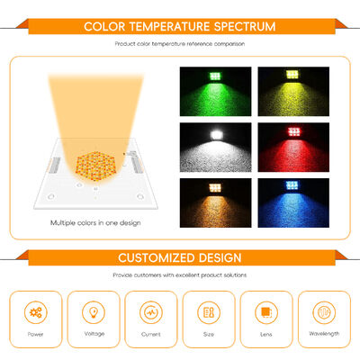 Focos empotrados COB LED BICOLOR 1919 de 30W+30W, luces interiores, focos de 36-38V, CCT regulable, dos colores 2700-6500K