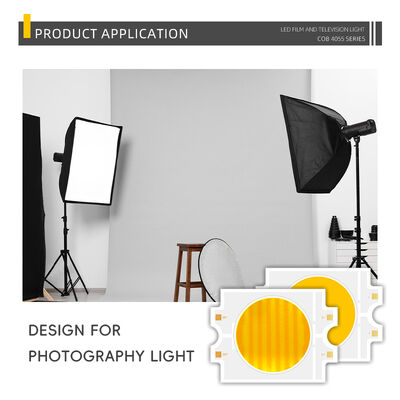 DIMMABLE 4055 COB LED CHIP BICOLOR Dos colores CCT CRI95 600W 2700-6500K 40000LM Bajas de luz luces fotográficas COB chip