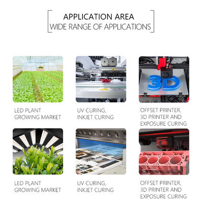 Nueva cuenta de lámpara LED UV UVA SMD6868 Chip LED R5.0MM 365nm 385nm 395nm 10W Directo de fábrica para impresora 3D, cultivo de plantas, desinfección